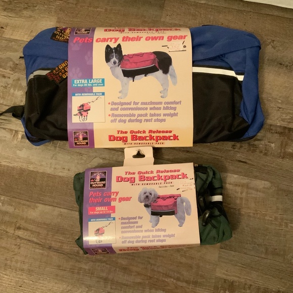 Outward Hound Quick Release Dog Backpack (Small-Green) - Picture 1 of 4